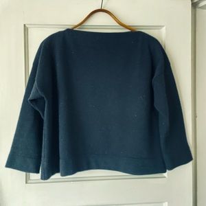 Elizabeth Suzann Eva Sweater in Navy Wool